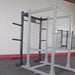 Body Solid Pro Club Line Power Rack Base Rack SPR1000 and Extension - metal bars