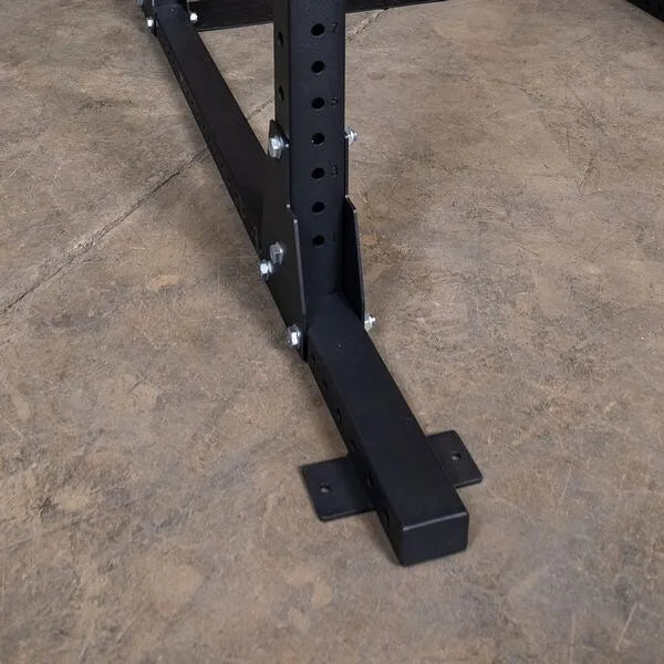 Body Solid Pro Club Line Power Rack Base Rack/Liftoffs/Premium Safeties - metal base 
