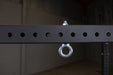 Body Solid Pro Club Line Power Rack, Half Rack Connecting Bar - close up of hanging rod