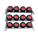 Body Solid Pro Club Line SDKR 3 Tier Med Ball Rack - various med balls