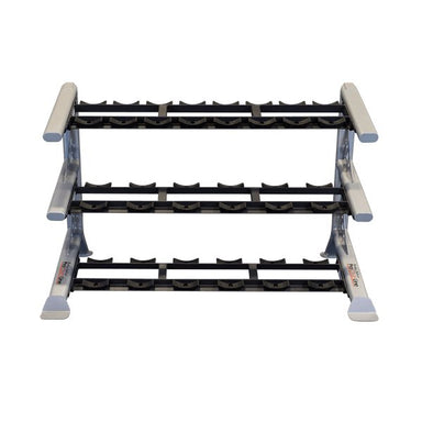 Body Solid Pro Club Line SDKR 3 Tier Saddle Dumbell Rack -