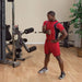 Body-Solid Pro Dual Adjustable Cable Column Machine DPCC-SF - man looking at his biceps