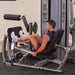 Body-Solid Pro Dual Commercial Leg Press and Calf Extension Machine DCLP-SF - man doing leg press