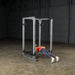 Body-Solid Pro Power Rack GPR378 - Woman doing push ups with the rack