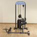 Body-Solid Pro Select Ab And Back Machine GCAB-STK - Side view with the rollers bench visible