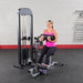 Body-Solid Pro Select Ab And Back Machine GCAB-STK - Woman working out