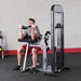 Body-Solid Pro Select Biceps And Triceps Machine GCBT-STK - Man working out with the tricep machine