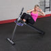 Body-Solid Pro-Style Ab Board GAB60 - woman curl up side by side