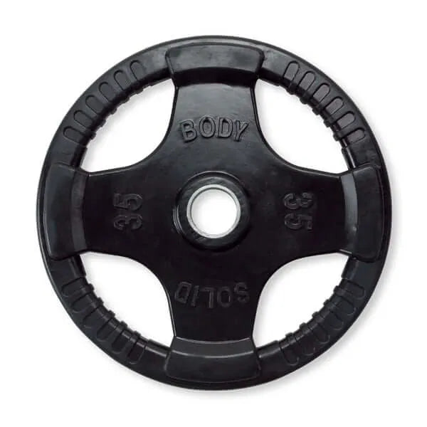 Body-Solid Rubber Grip Olympic Plates ORT - Size: 35lbs