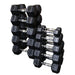 Body-Solid Rubber Hex Dumbbell Sets SDRS 