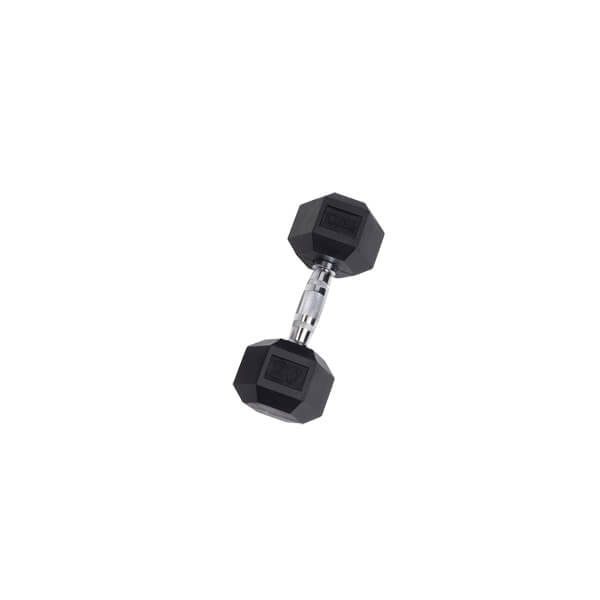 Body-Solid Rubber Hex Dumbbells SDR - Size: 20lbs