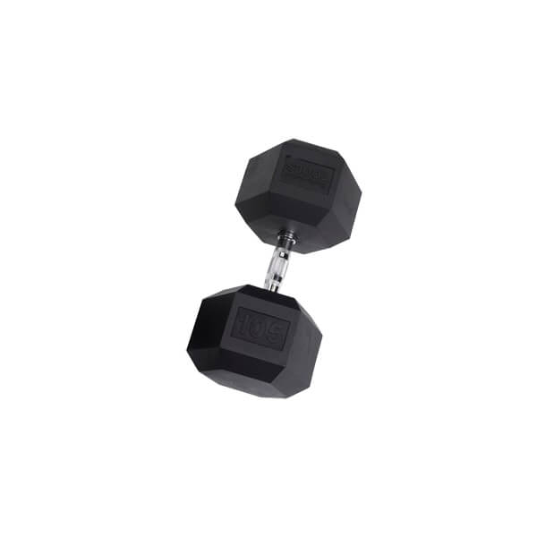 Body-Solid Rubber Hex Dumbbells SDR - Size 105 lbs