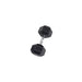 Body-Solid Rubber Hex Dumbbells SDR - One black dumbbell