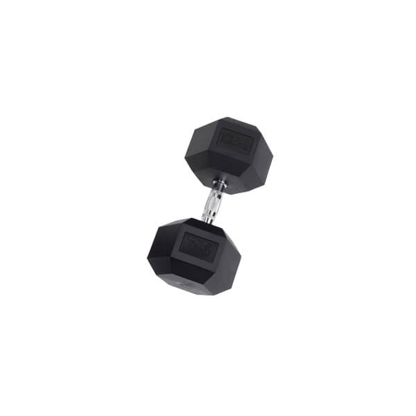 Body-Solid Rubber Hex Dumbbells SDR - Size: 115lbs