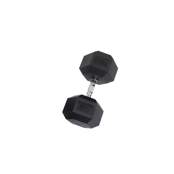 Body-Solid Rubber Hex Dumbbells SDR - Size: 105lbs