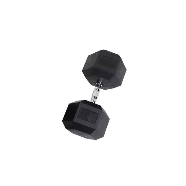 Body-Solid Rubber Hex Dumbbells SDR - Size 110 lbs