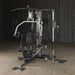 Body-Solid Single Stack Gym G5S - Fully set up in a room with gray metal walls