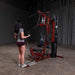 Body-Solid Single Stack Home Gym G6BR - Woman pulling rope while standing up
