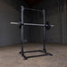 Body Solid SPR500 Pro Club Line Half Cage - with barbels on it 