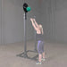 Body Solid SPR500 Pro Club Line Half Cage - woman throwing a ball