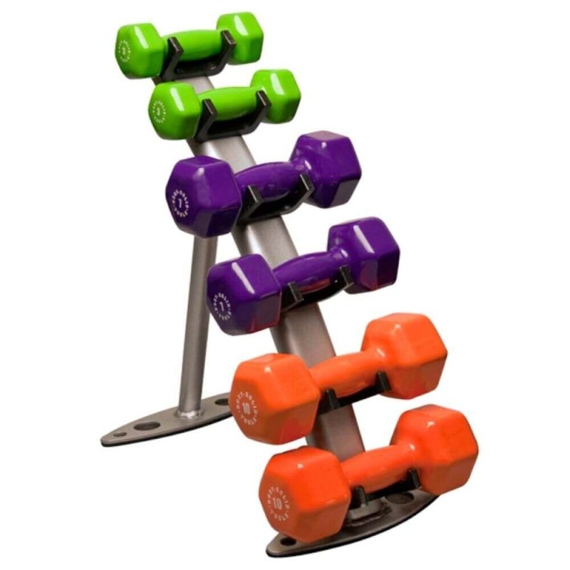 Body-Solid Vinyl Dumbbell Rack GDR10 -