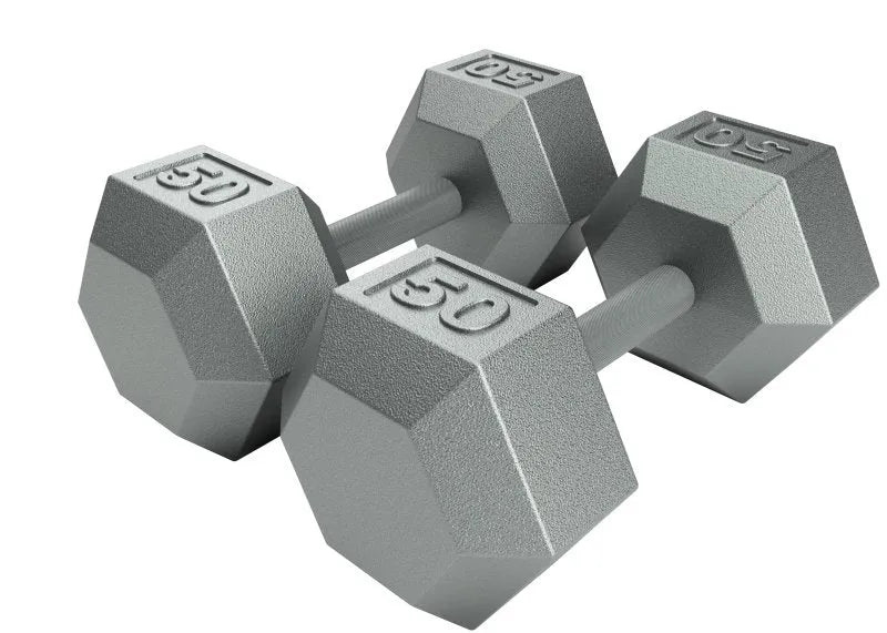 Cast Iron Dumbbell -  50 lbs