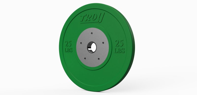 Color Competiton Bumper Plate - green 