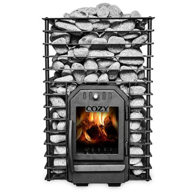 Cozy Heat Quattro Wood Burning Sauna Stove, Up to 18kW