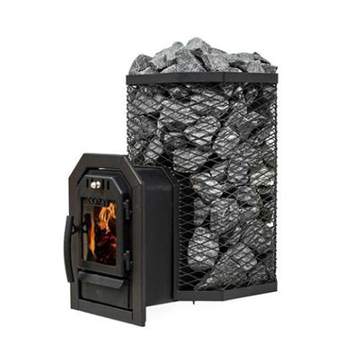 Cozy Heat Thru-Wall Wood-Burning Sauna Stove, Up to 18kW