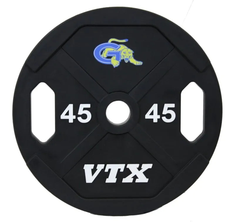 Dual Urethane Grip Plate - 45 lbs