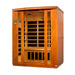 Dynamic Bellagio 3-Person Low EMF FAR Infrared Sauna (Canadian Hemlock) - Side view