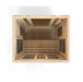 Dynamic Bellagio 3-Person Low EMF FAR Infrared Sauna (Canadian Hemlock) - Top view