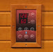 Dynamic Heming 2-Person Corner Low EMF FAR Infrared Sauna - Controls