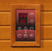 Dynamic Heming Elite 2-Person Corner Ultra Low EMF FAR Infrared Sauna (Canadian Hemlock) - Controls