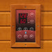 Dynamic Heming Elite 2-Person Corner Ultra Low EMF FAR Infrared Sauna (Canadian Hemlock) - Controls