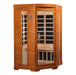 Dynamic Heming Elite 2-Person Corner Ultra Low EMF FAR Infrared Sauna (Canadian Hemlock) -