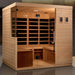 Dynamic La Sagrada 6-Person Ultra Low EMF FAR Infrared Sauna (Canadian Hemlock) - Sauna assembled in a room