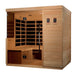 Dynamic La Sagrada 6-Person Ultra Low EMF FAR Infrared Sauna (Canadian Hemlock) - Side view of sauna