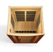 Dynamic San Marino Elite 2-Person Ultra Low EMF FAR Infrared Sauna (Canadian Hemlock) - Top half view of sauna