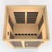 Dynamic Santiago 2-Person Low EMF FAR Infrared Sauna (Canadian Hemlock) - Top view of the actual prodcut