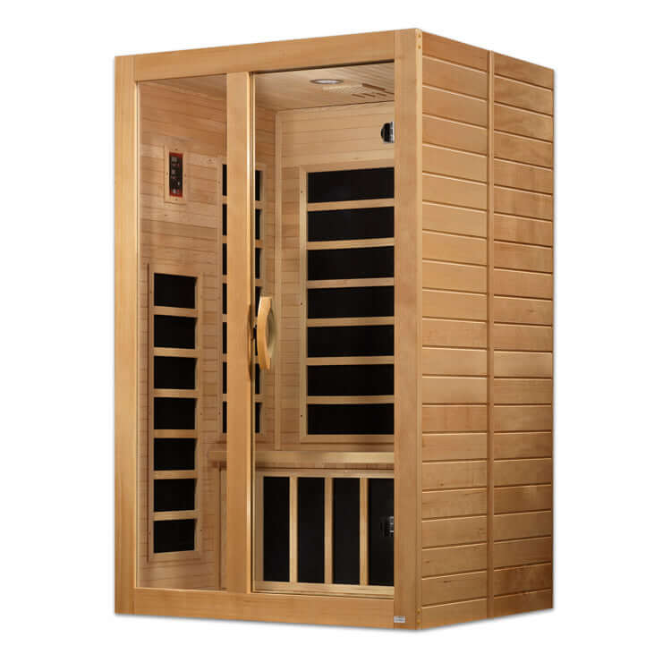 Dynamic Santiago 2-Person Low EMF FAR Infrared Sauna (Canadian Hemlock)