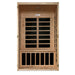 Dynamic Santiago 2-Person Low EMF FAR Infrared Sauna (Canadian Hemlock) - Interior look with aesthetic material