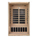 Dynamic Venice 2-Person Low EMF FAR Infrared Sauna (Canadian Hemlock) - Interior photo with aesthetic materials