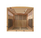 Dynamic Versailles 2-Person Low EMF FAR Infrared Sauna - top view photo with visible interiors 