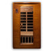 Dynamic Versailles 2-Person Low EMF FAR Infrared Sauna - front view photo with sauna glass door