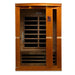 Dynamic Vittoria 2-Person Low EMF FAR Infrared Sauna (Canadian Hemlock) -  front view photo