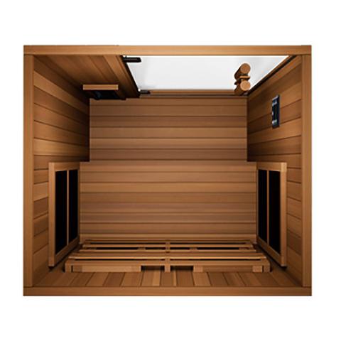 Finnmark FD-1 Full-Spectrum Infrared Sauna - Top view