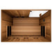 Finnmark FD-3 Full Spectrum Infrared Sauna - top view