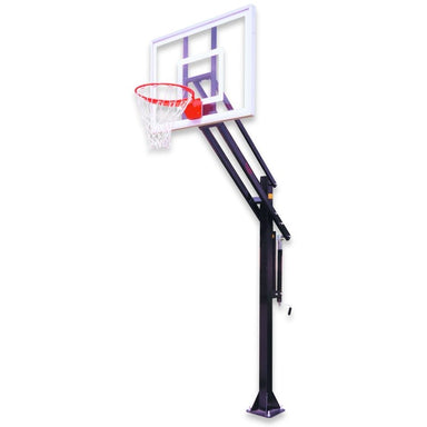 First Team Attack In-Ground Adjustable Basketball Hoop