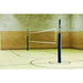 First Team Blast 3 1/2" Aluminum Outdoor Volleyball Net System - in playing court